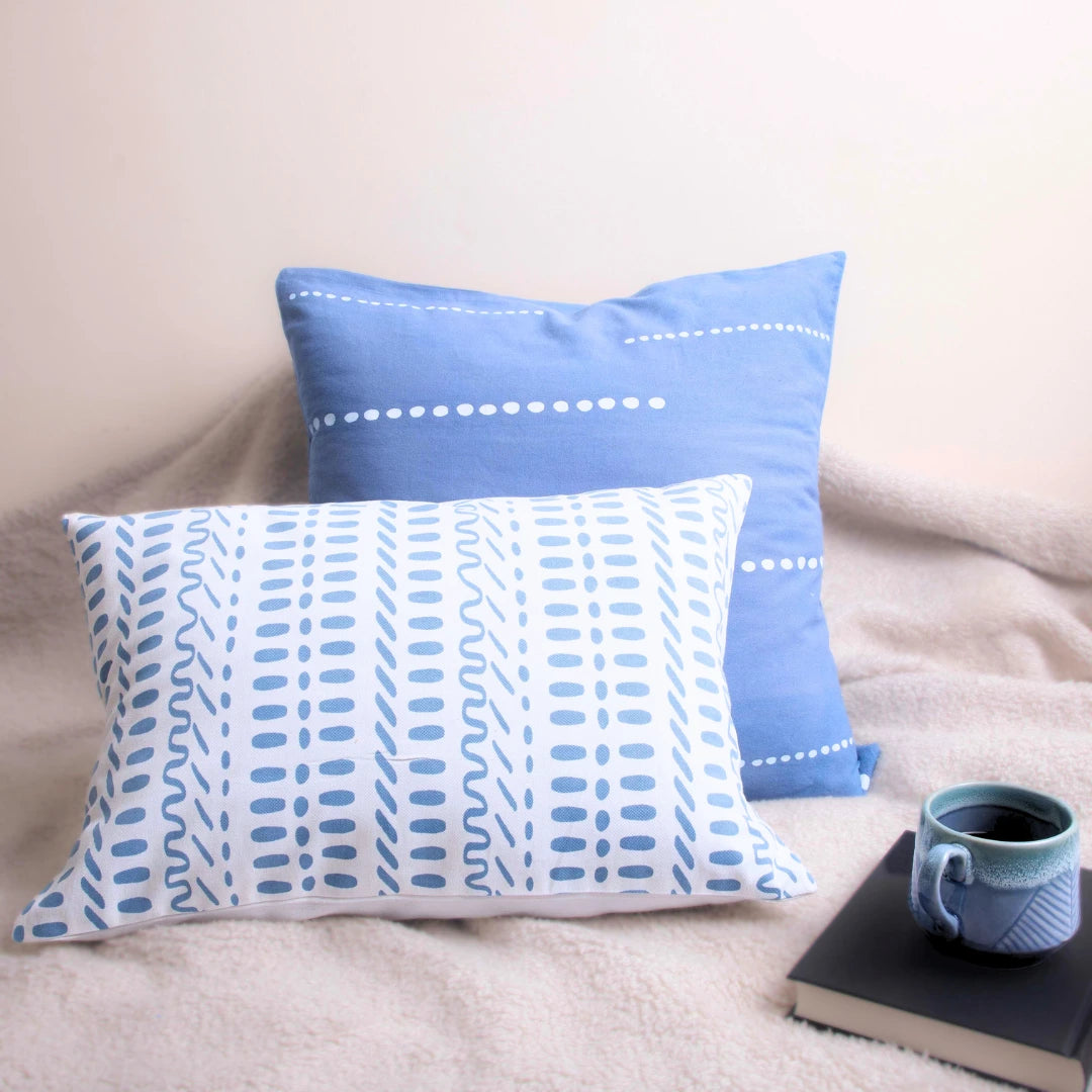 Kinara Recycled Cotton Cushion Cover | 2 Sizes Available