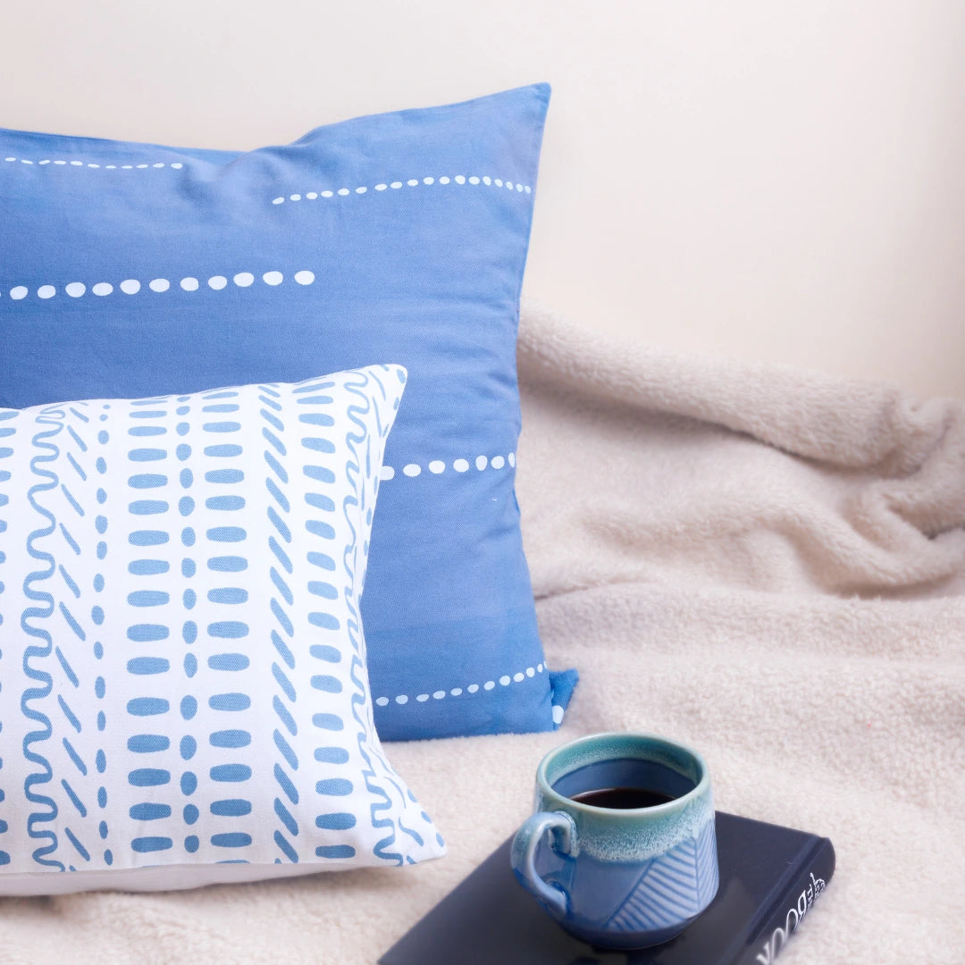 Kinara Recycled Cotton Cushion Cover | 2 Sizes Available