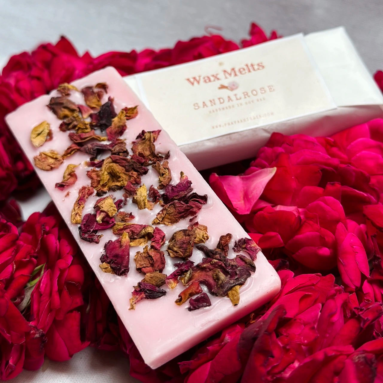 Sandalrose Wax Melt Snapbar  | Handmade in Pure Soy Wax