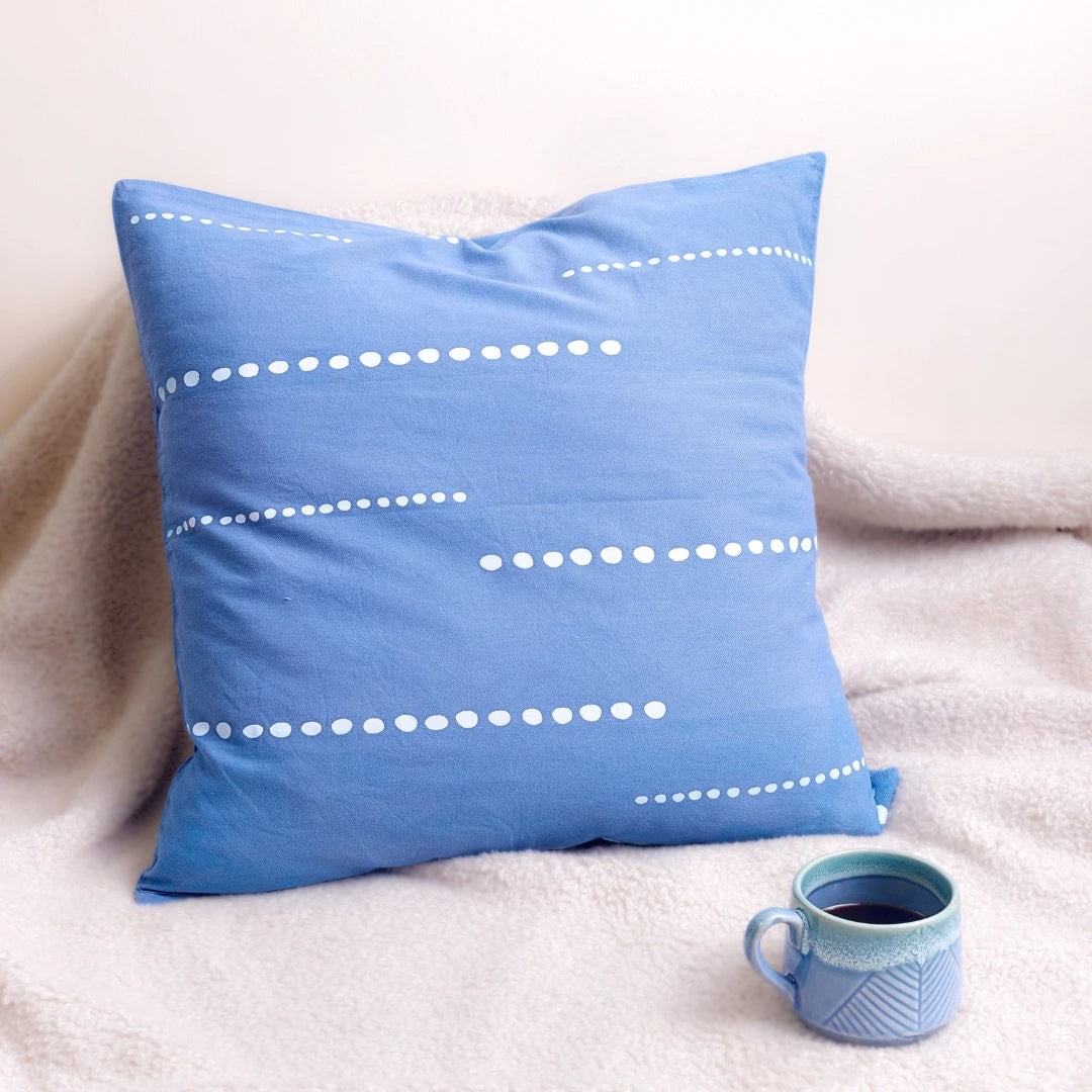 Kinara Recycled Cotton Cushion Cover | 2 Sizes Available