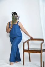 Load image into Gallery viewer, Blueberry Hemp Top with Detachable Sleeves | Multi Occassion
