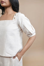 Load image into Gallery viewer, Detachable Sleeve Hemp Top | Multi-functional fashion | Peach
