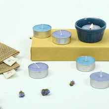 Load image into Gallery viewer, Soy wax tealight candles with assorted fragrances
