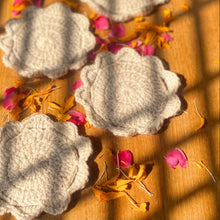 Load image into Gallery viewer, Crocheted Coasters ~ Pure Himalayan Wool
